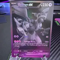 Pokemon TCG Zekrom Black Bolt Card 172/086 Scarlet & Violet BWR - Image 1