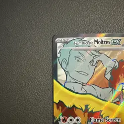 Pokemon TCG Team Rocket's Moltres EX Destined Rivals 208/182 Holo Ultra Rare NM - Image 3