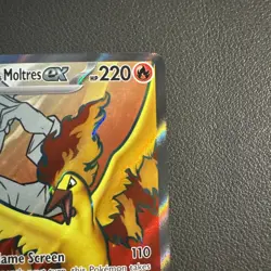 Pokemon TCG Team Rocket's Moltres EX Destined Rivals 208/182 Holo Ultra Rare NM - Image 4