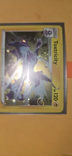 Toxicity 063 Cosmos Holo 2020 Pokemon HD GALAXY SWIRL🌀Darkness Ablaze -RARE - Image 3