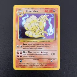 Pokemon TCG Ninetales Base Set (Unlimited) 12/102 Holo Rare - LP - Image 1