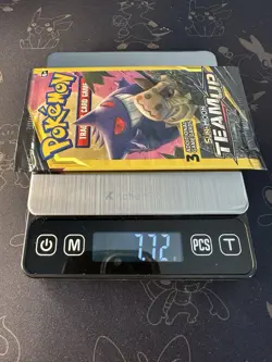 Rare Pokemon Team Up 3 Card Factory Sealed Booster Pack HEAVY 7.72g - Image 1