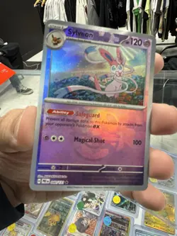Sylveon 040/131 Master Ball Pokemon Prismatic Evolutions NM TCG Card - Image 5