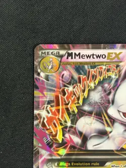 M Mewtwo EX 64/162 XY Breakthrough Heavily Played Pokemon Card - Image 2