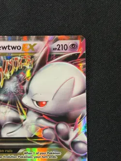 M Mewtwo EX 64/162 XY Breakthrough Heavily Played Pokemon Card - Image 5