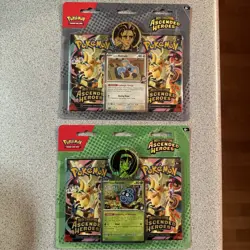 2 Pokemon TCG ME2.5 Ascended Heroes 2-Pack Blister Bundle Larry Erika Sealed New - Image 1