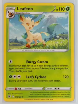 Leafeon - #013/189 - Pokemon TCG: Astral Radiance Non Holo Rare Card - Image 1