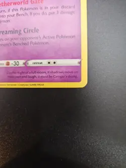 Pokemon TCG Gengar SWSH241 Lost Origin Stamped Prerelease Black Star Promo - Image 3