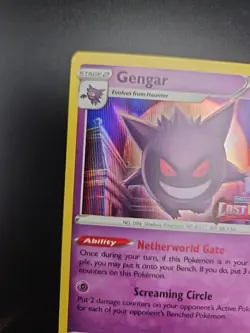 Pokemon TCG Gengar SWSH241 Lost Origin Stamped Prerelease Black Star Promo - Image 5