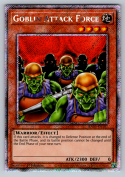 Goblin Attack Force Yugioh RA03-EN101 Platinum Secret Rare PSR NM - Image 1
