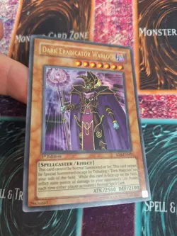Yugioh Dark Eradicator Warlock SD6-EN001 Ultra Rare 1st Edition Lightly Played - Image 2