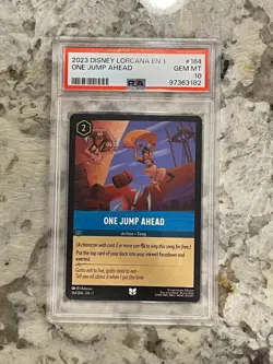 Disney Lorcana First Chapter One Jump Ahead #164 PSA 10 - Image 1