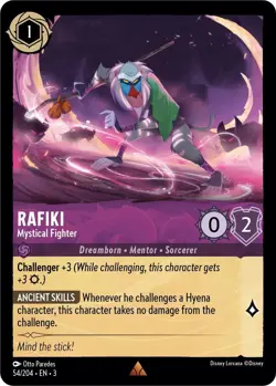 Disney Lorcana TCG - Into the Inklands Rafiki - Mystical Fighter 54/204 - Image 1