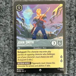 Disney Lorcana Winterspell John Smith Undaunted Protector 193/204 Super Rare NM - Image 1