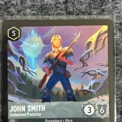Disney Lorcana Winterspell John Smith Undaunted Protector 193/204 Super Rare NM - Image 3