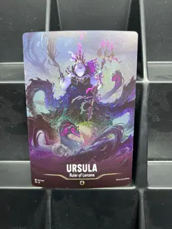 Ursula Ruler of Lorcana Disney Illumineer's Quest Deep Trouble Jumbo Foil 3.5x5 - Image 1