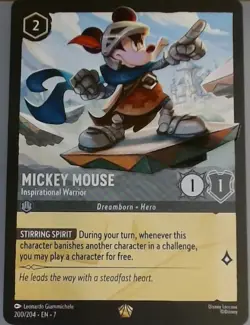 Disney Lorcana Archazia's Island EN-7 Micky Mouse 200/204 Regular - Image 1