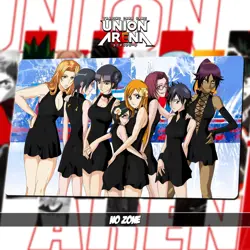 Union ARENA TCG Playmat 24x14"(60*35cm) | Bleach - Bleach Girl - Stitched Edges - Image 3