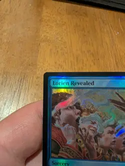 Magic: The Gathering Lorien Revealed Common Sorcery Foil Blue LOTR 2023 Gallegos - Image 2