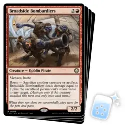 BROADSIDE BOMBARDIERS X4 The Lost Caverns Of Ixalan: Commander Magic MTG CARD - Image 1