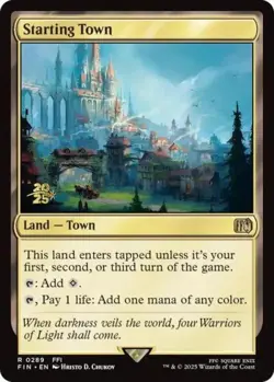 Starting Town -Foil Near Mint MTG Promos: Prerelease Cards - Image 1