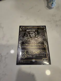 Raphael Ninja Destroyer, Magic the Gathering, Gold Foil Signature Collector - Image 5