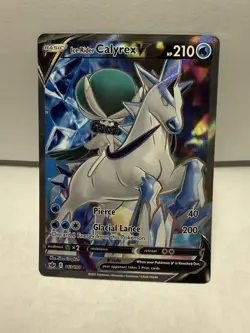 Ice Rider Calyrex V 163/198 Pokemon TCG SWSH06: Chilling Reign Ultra Rare NM - Image 1