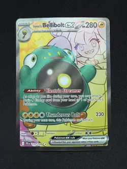 Pokemon TCG Full Art Ionos Bellibolt Ex Journey Together 172/159 NM - Image 1