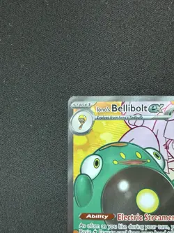 Pokemon TCG Full Art Ionos Bellibolt Ex Journey Together 172/159 NM - Image 3