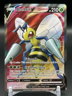 Pokemon Card - Beedrill V 160/189 - Astral Radiance - Full Art - Image 1