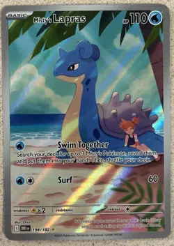 Misty’s Lapras 194/182 Destined Rivals PSA 10 BGS 10 Potential READ DESCRIPTION - Image 1