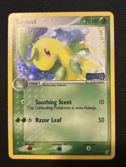 Pokemon TCG Bayleef Unseen Forces 35/115 Stamped Lightly Played - Image 1