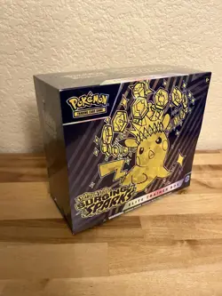 Pokemon TCG Scarlet & Violet Surging Sparks Elite Trainer Box ETB – New Sealed - Image 1