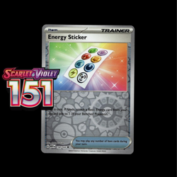 Energy Sticker 159/165 Scarlet & Violet 151 Pokemon TCG Reverse Holo - Image 1