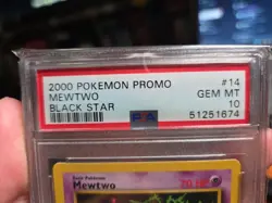 2000 POKEMON PROMO BLACK STAR #14 MEWTWO PSA 10 - Image 4