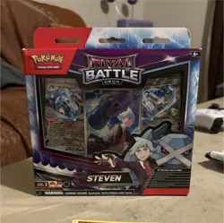 Pokemon Rival Battle Deck Steven Starter Set with Autographed Energy Card - Image 1