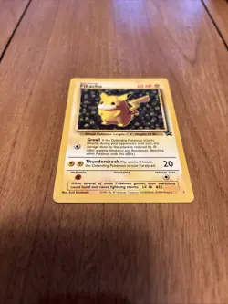 Pokemon Pikachu Promo Basic #1 Black Star Never Played - Image 3