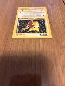 Pokemon Pikachu Promo Basic #1 Black Star Never Played - Image 5