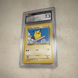 Pokemon Surfing Pikachu Wotc Promo Regular 28/53 CGC 7.5 English TCG - Image 1