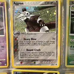 Pokemon TCG Aggron Stage 2 Holo Card Lot Nintendo 2006 2007 English - Image 2