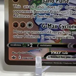Pokemon TCG Chilling Reign Sandaconda VMAX 206/198 Secret NM One Owner - Image 4