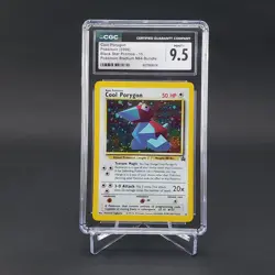 *FART* CGC 9.5 MINT+ Pokemon Cool Porygon Stadium N64 Black Star Holo Promo 15 - Image 1