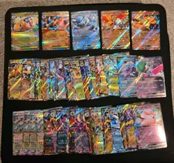 50 Card Lot Japanese Pokemon RR Mega Dragonite Charizard NM EX - Image 1