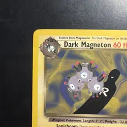 Pokemon Vintage Dark Magneton 28/82 Team Rocket Non-Holo Rare WotC 2000 - Image 2