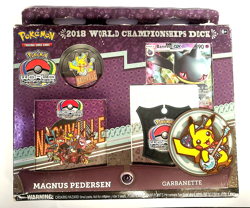 POKEMON 2018 WORLD CHAMPIONSHIP DECK.. MAGNUS PEDERSEN. FACTORY SEALED. - Image 1