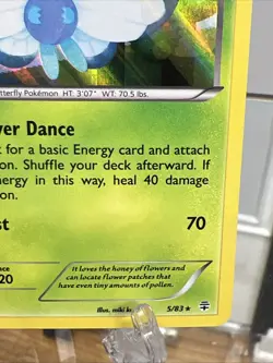 Pokemon Card Butterfree Generations Reverse Holo Rare 5/83 - Image 4