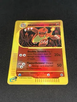 Pokemon TCG Charmeleon Expedition Reverse Holo LP-/MP+ - Image 1