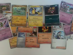 English Pokemon card bulk lot Common/Uncommons, 25 Random Assorted Cards - Image 1