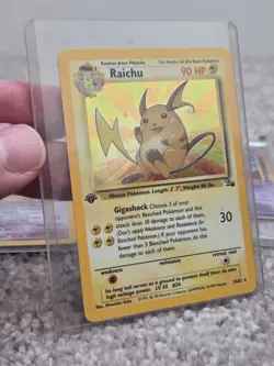 Pokemon 1999-2000 - Mew (Japanese, #151), Raichu (#14), Gengar (#5) - Holofoils - Image 2