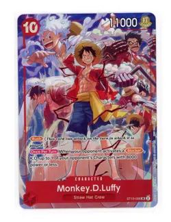 One Piece Day Dallas 2025 Promo Card Monkey D Luffy ST10-006 SR Promo Exclusive - Image 1